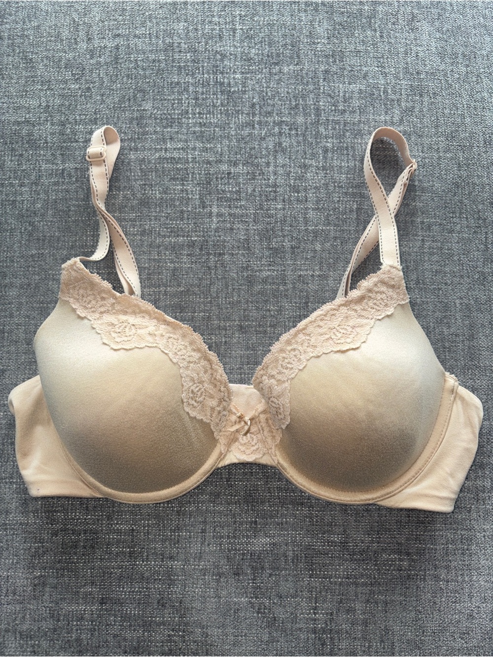 Maidenform Nude Lace-Trim T-Shirt Bra